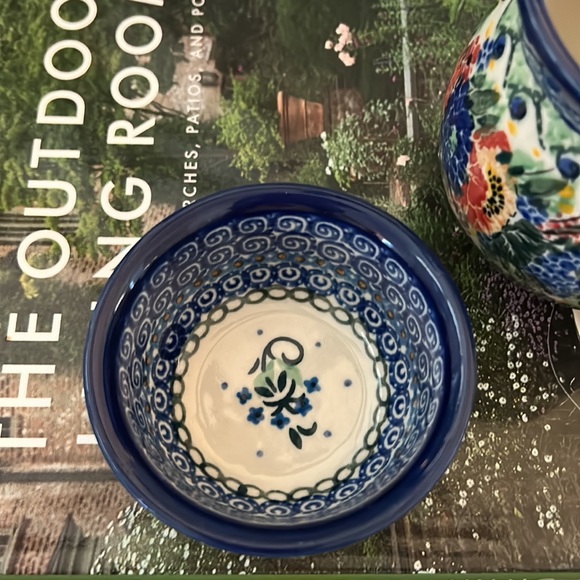 Hand made in Poland coffee cup and trinket dish - Picture 2 of 10